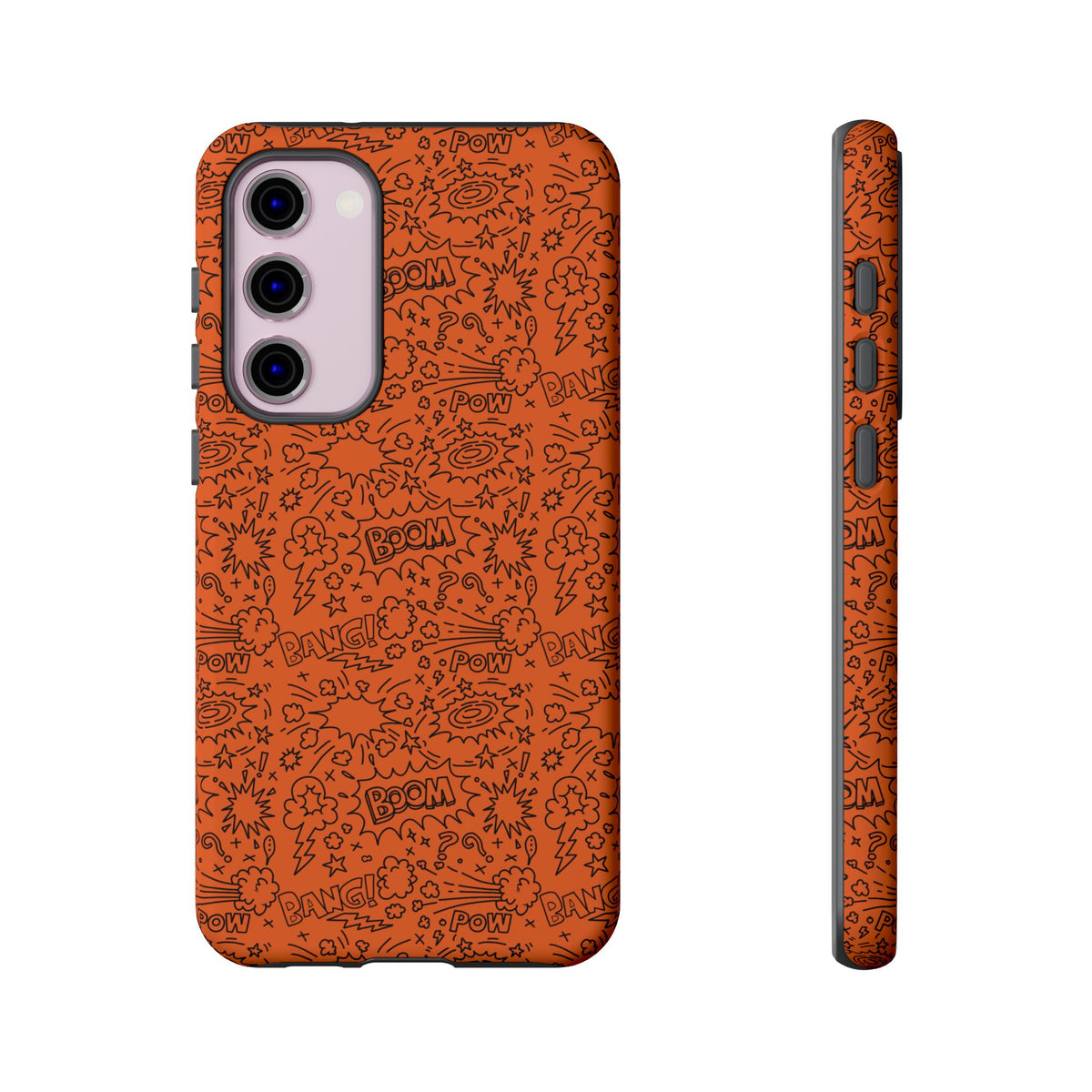 Wow Orange Tough Case for iPhone, Galaxy, or Google Pixel