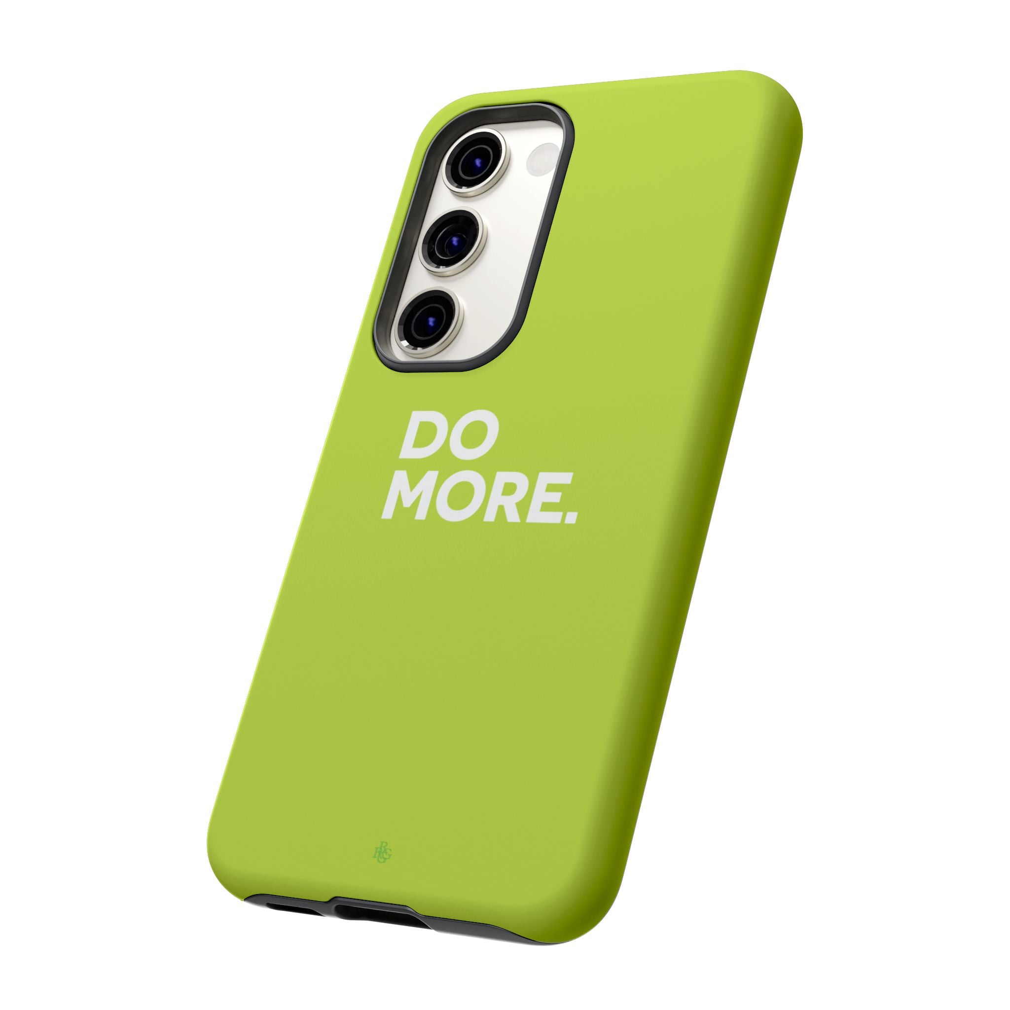 Do More (Neon Yellow) Tough Phone Case for iPhone, Galaxy or Google Pixel