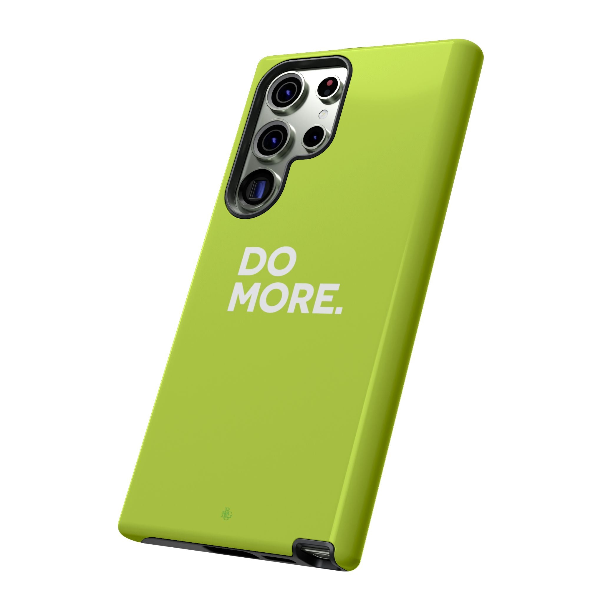 Do More (Neon Yellow) Tough Phone Case for iPhone, Galaxy or Google Pixel
