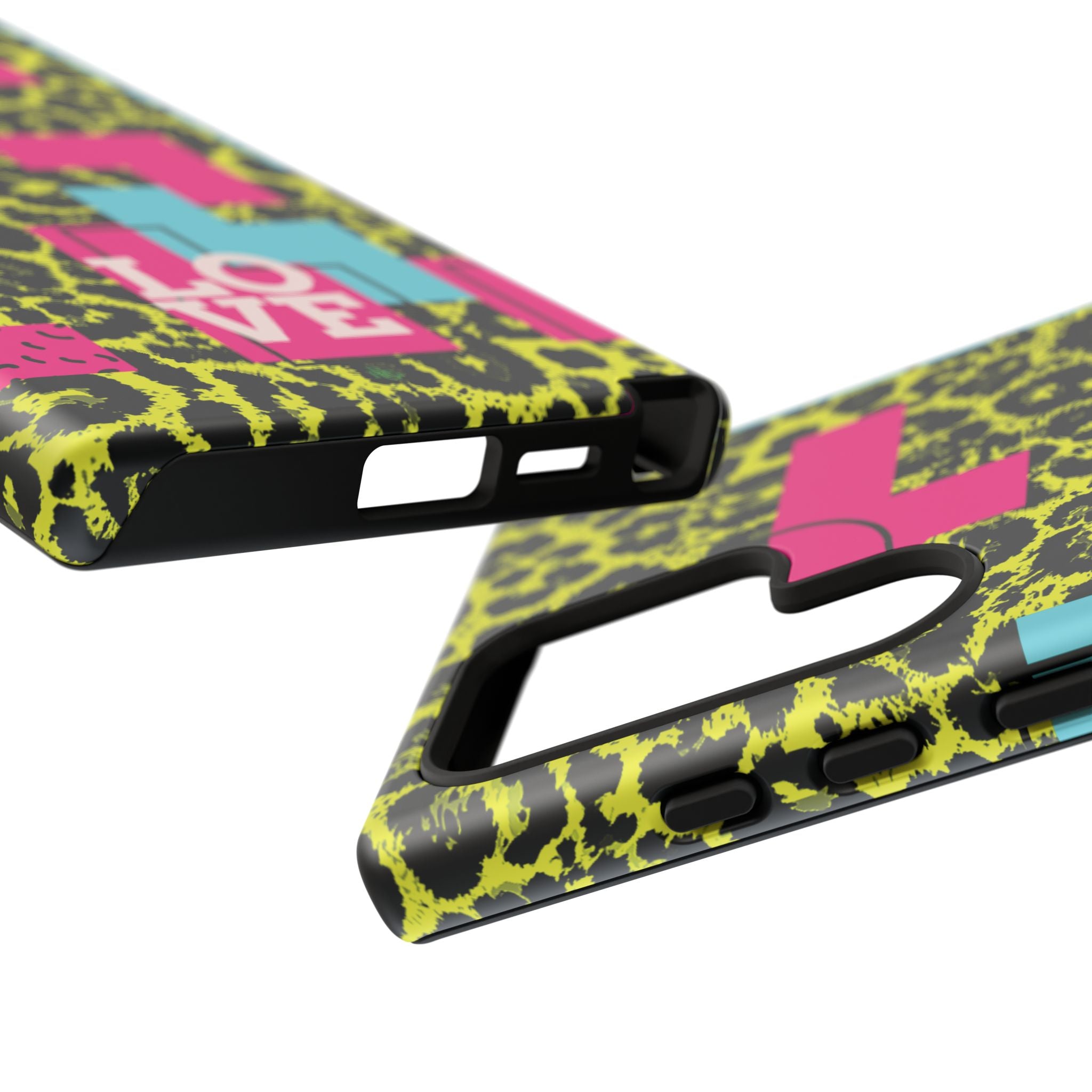 LOVE Neon Yellow RG Phone Case iPhone, Galaxy and Google Tough Cases