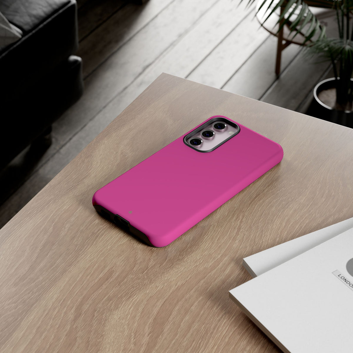 Neon Pink RG Tough Phone Case for iPhone, Galaxy, or Google Pixel