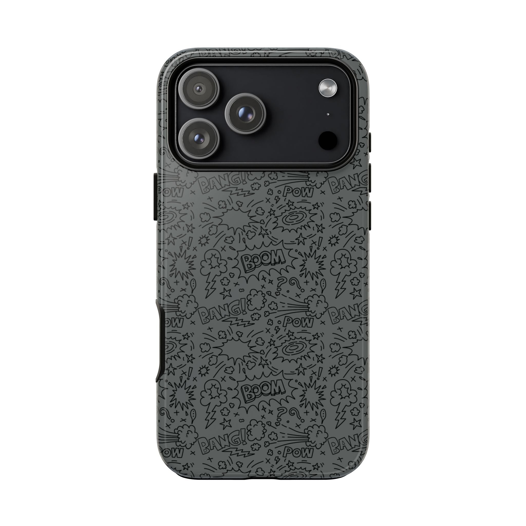 POW BOOM Comics style Tough Phone Case for iPhone, Galaxy, or Google Pixel