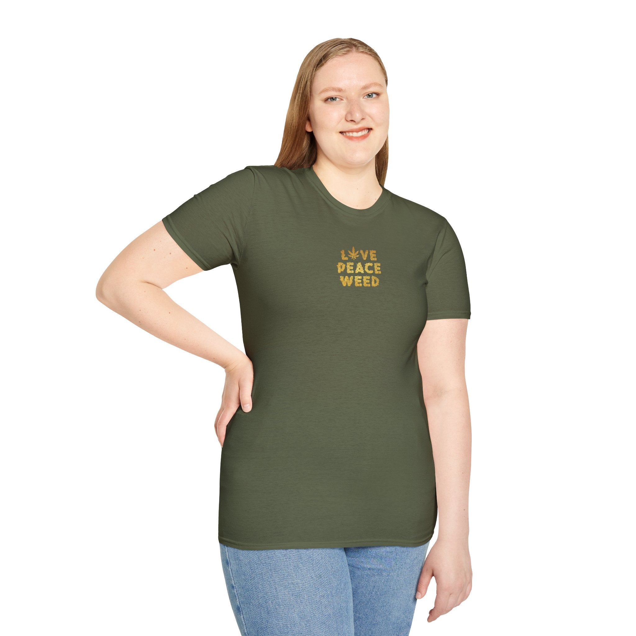Love Peace W** Unisex Softstyle T-Shirt