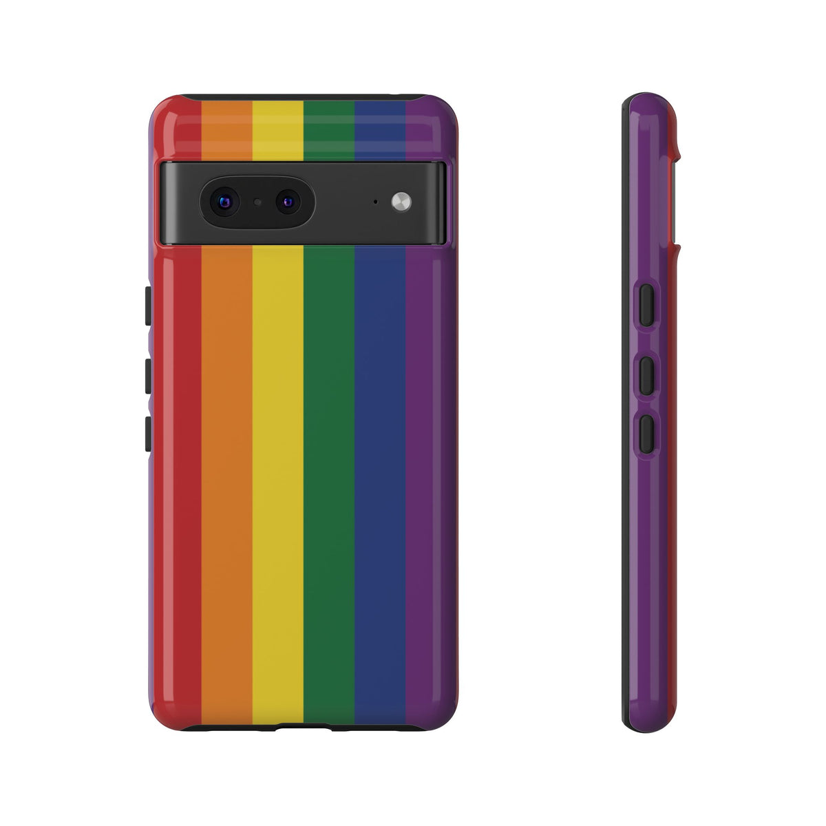 LGBTQ Rainbow Flag Tough Phone Case for iPhone, Galaxy, or Google Pixel