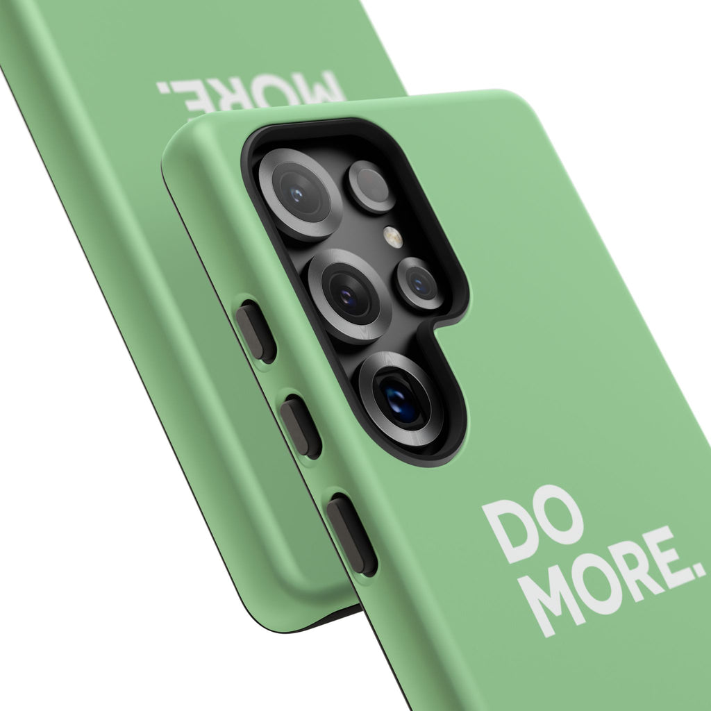 Do More Mint Green Tough Phone Case for iPhone, Galaxy,or Google Pixel