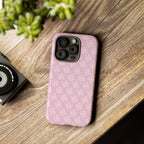 Pink 'LOVE' Pattern Tough Phone Case