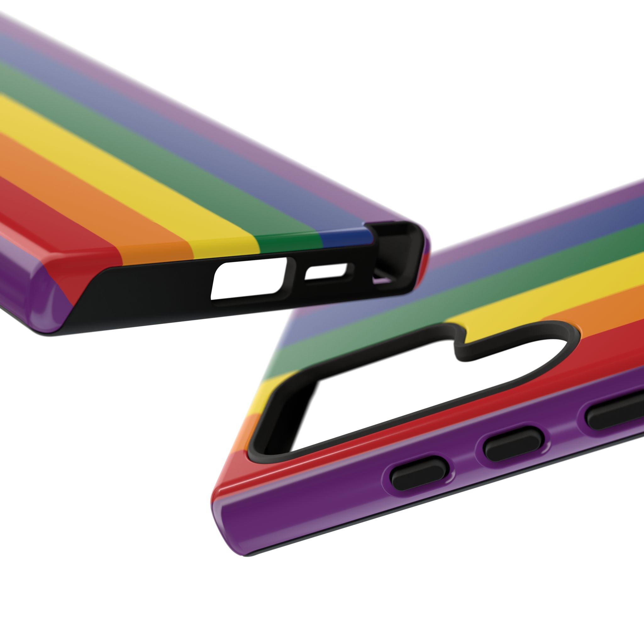 LGBTQ Rainbow Flag Tough Phone Case for iPhone, Galaxy, or Google Pixel