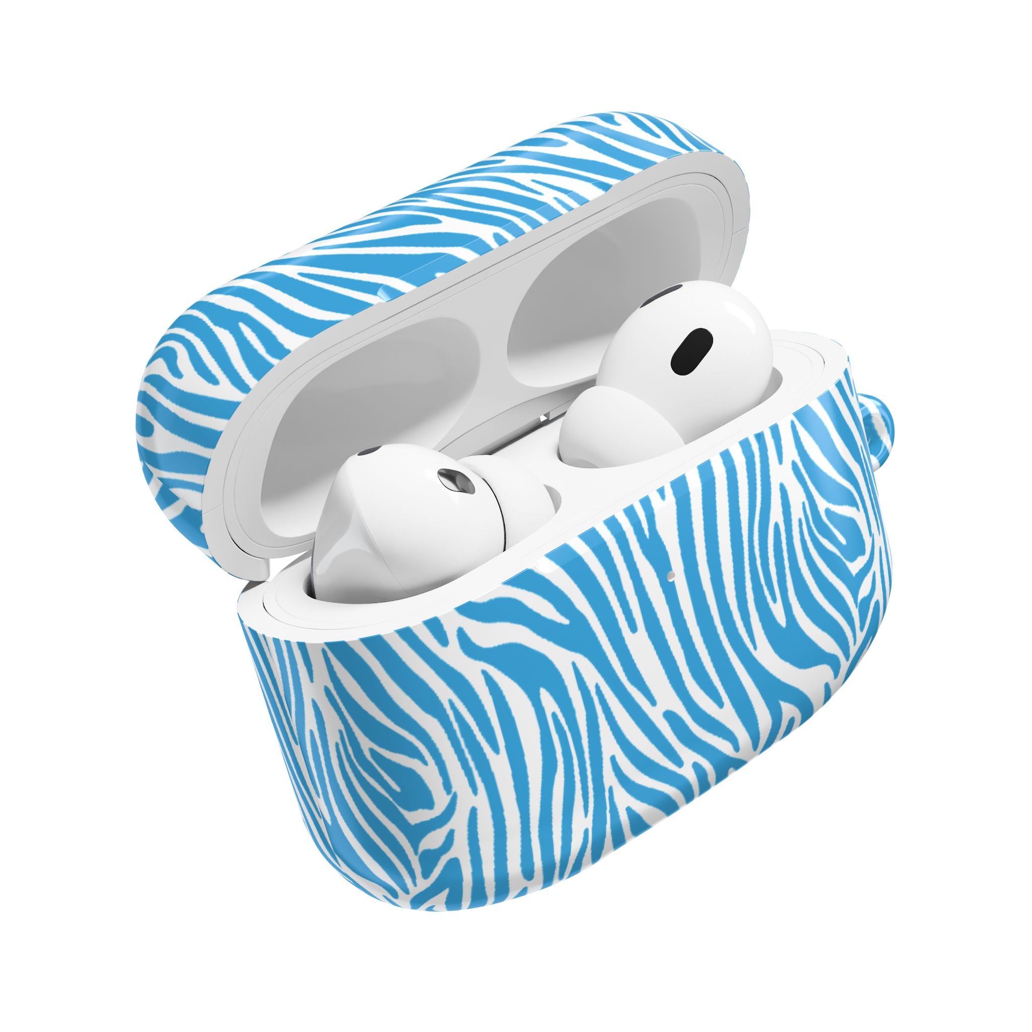 Blue Zebra AirPod Cases