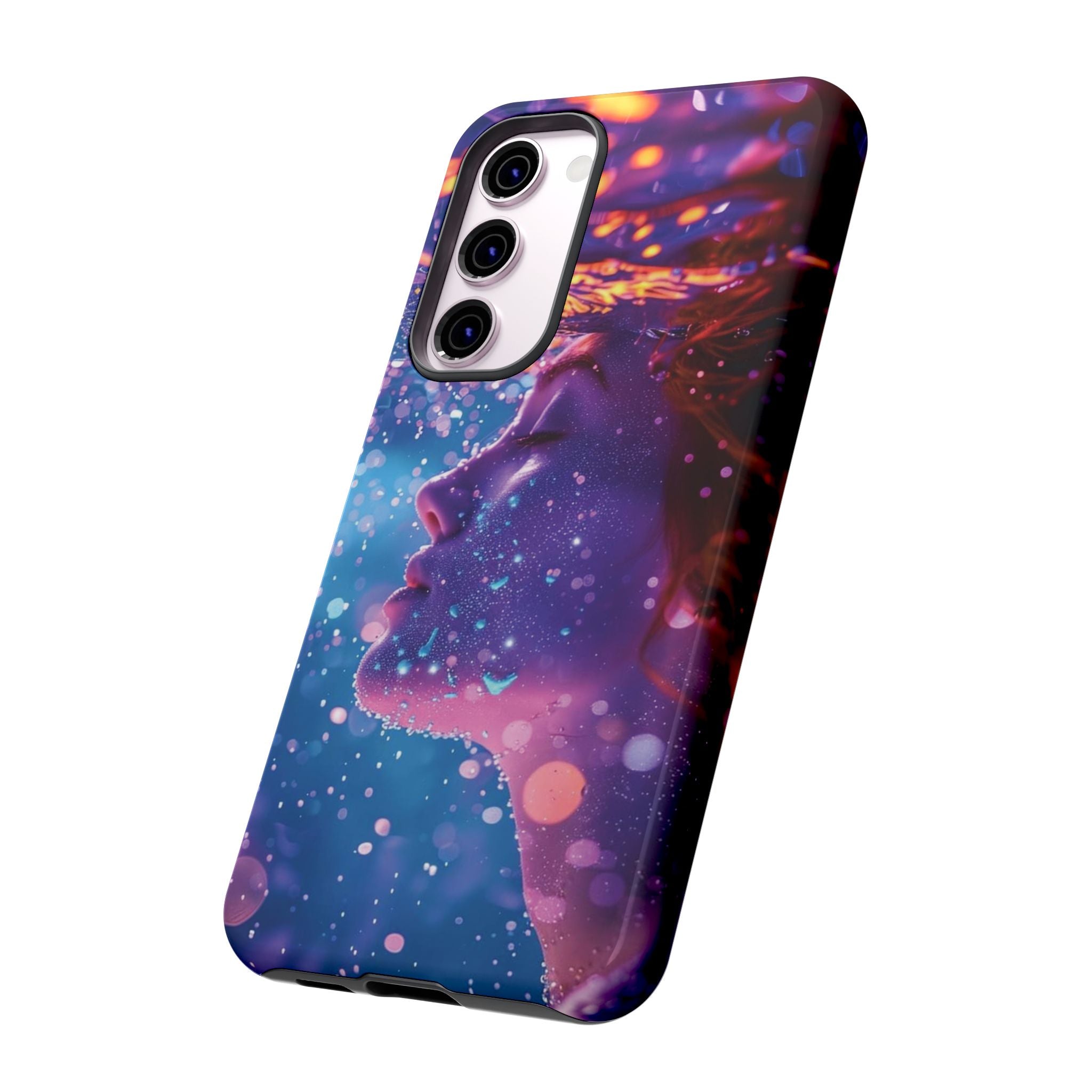 Meditating Underwater Tough Phone Case for iPhone, Galaxy, or Google Pixel