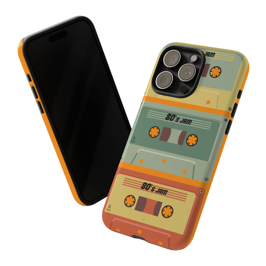 Retro 80's Jam RG Tough Phone Case for iPhone, Galaxy, or Google PIXEL