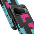 Retro Blocks LOVE Tough Case for iPhone, Galaxy or Google Pixel
