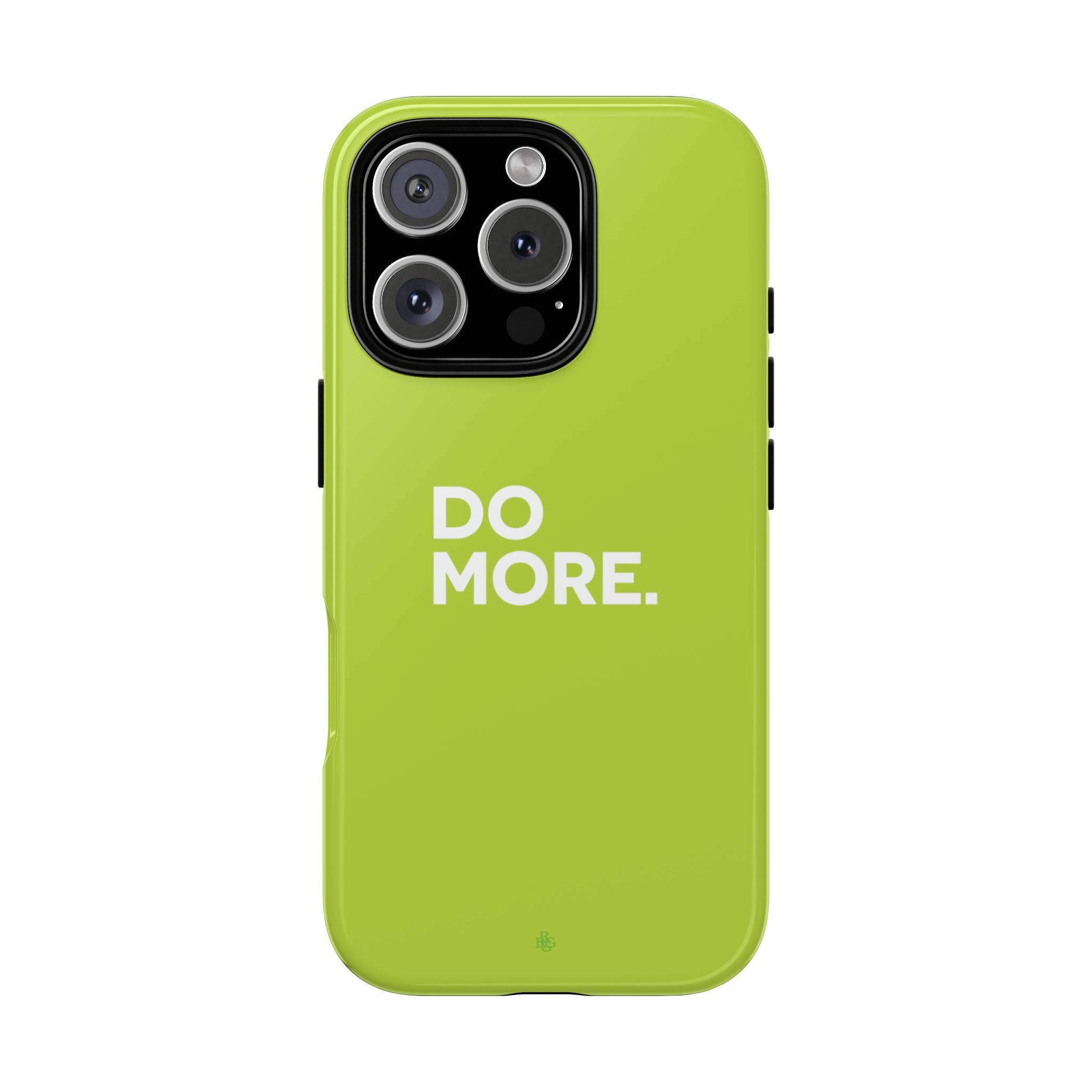 Do More (Neon Yellow) Tough Phone Case for iPhone, Galaxy or Google Pixel