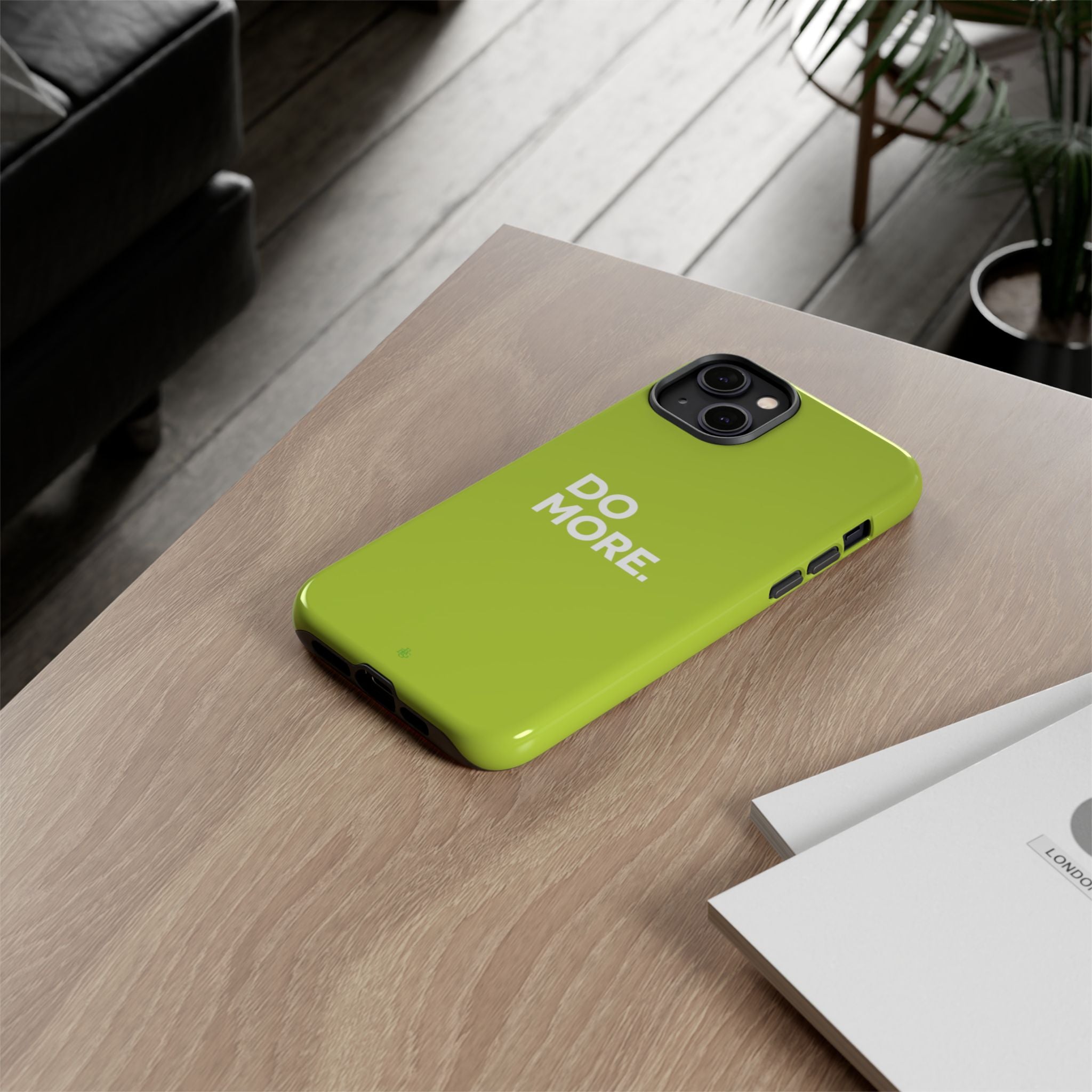 Do More (Neon Yellow) Tough Phone Case for iPhone, Galaxy or Google Pixel