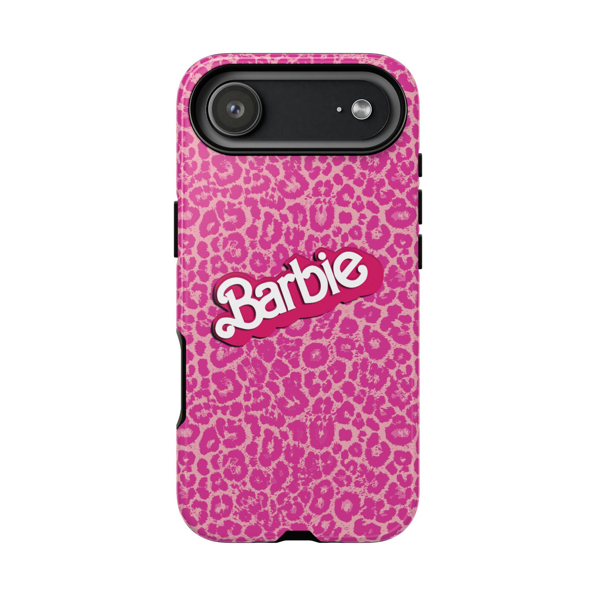 Hot Neon Pink Leopard Barb Tough Phone Case iPhone, Galaxy, or Google Pixel