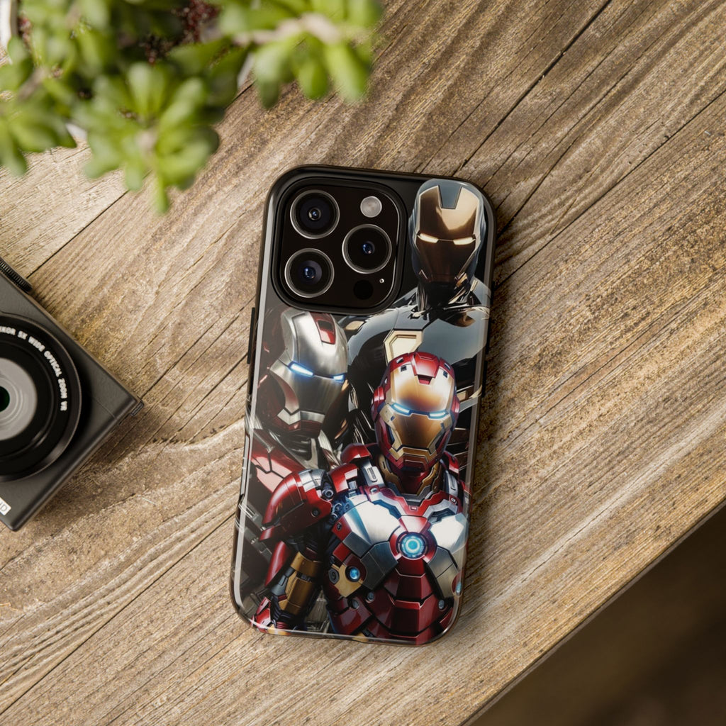 Iron Man Tough Phone Case for iPhone, Galaxy, or Google Pixel
