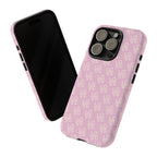 Pink 'LOVE' Pattern Tough Phone Case