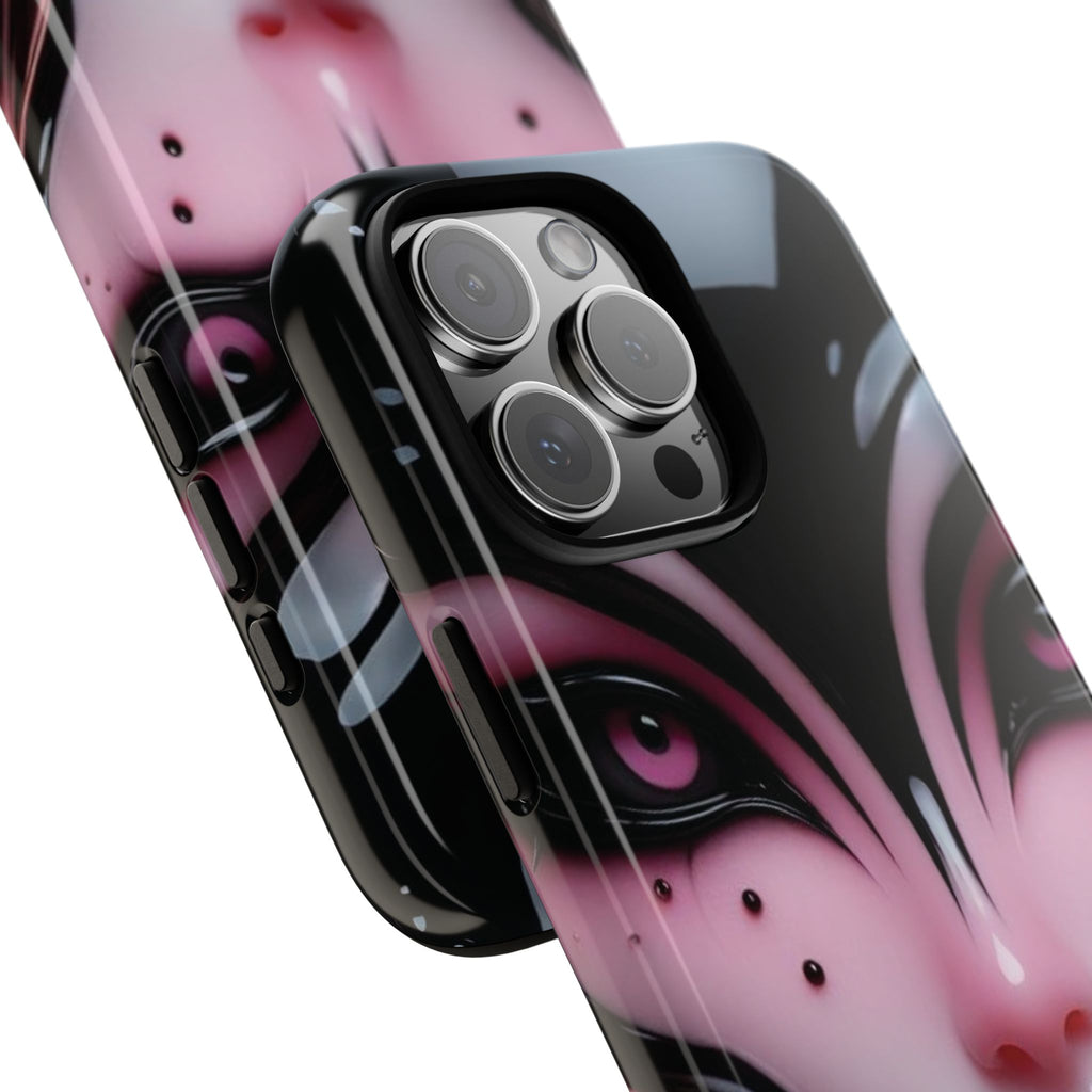 Pink Alien Tough Phone Case for iPhone, Galaxy, or Google Pixel