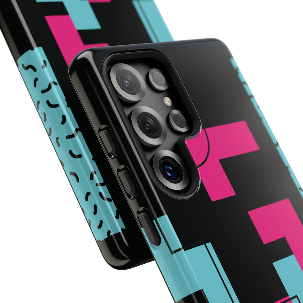 Retro Blocks LOVE Tough Case for iPhone, Galaxy or Google Pixel