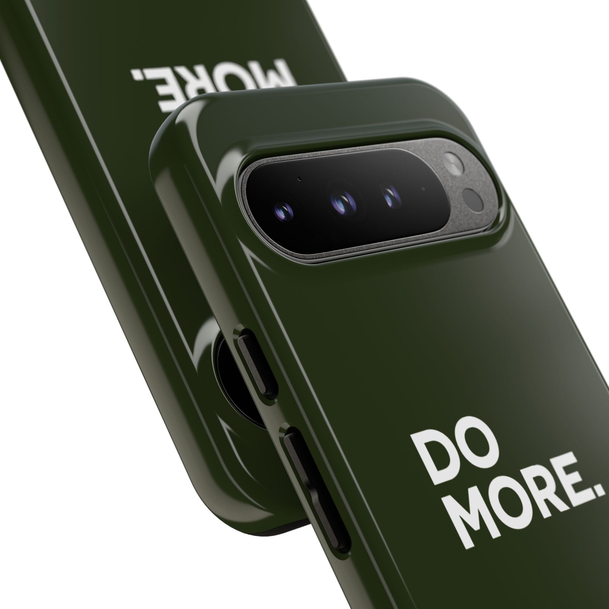 Olive Green Do More Tough Phone Case for iPhone, Galaxy, or Google Pixel