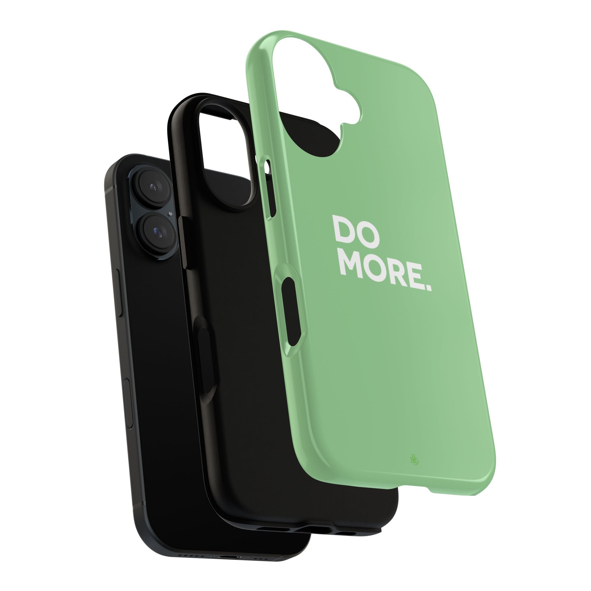 Do More Mint Green Tough Phone Case for iPhone, Galaxy,or Google Pixel