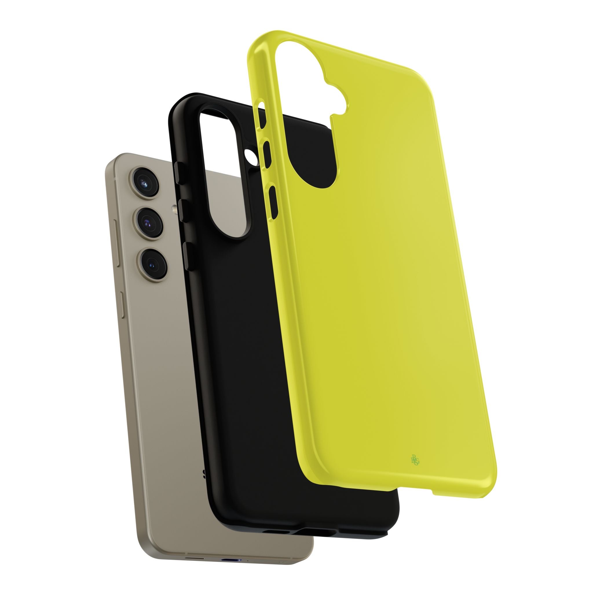 Yellow RG Tough Phone Case for iPhone, Galaxy, or Google Pixel