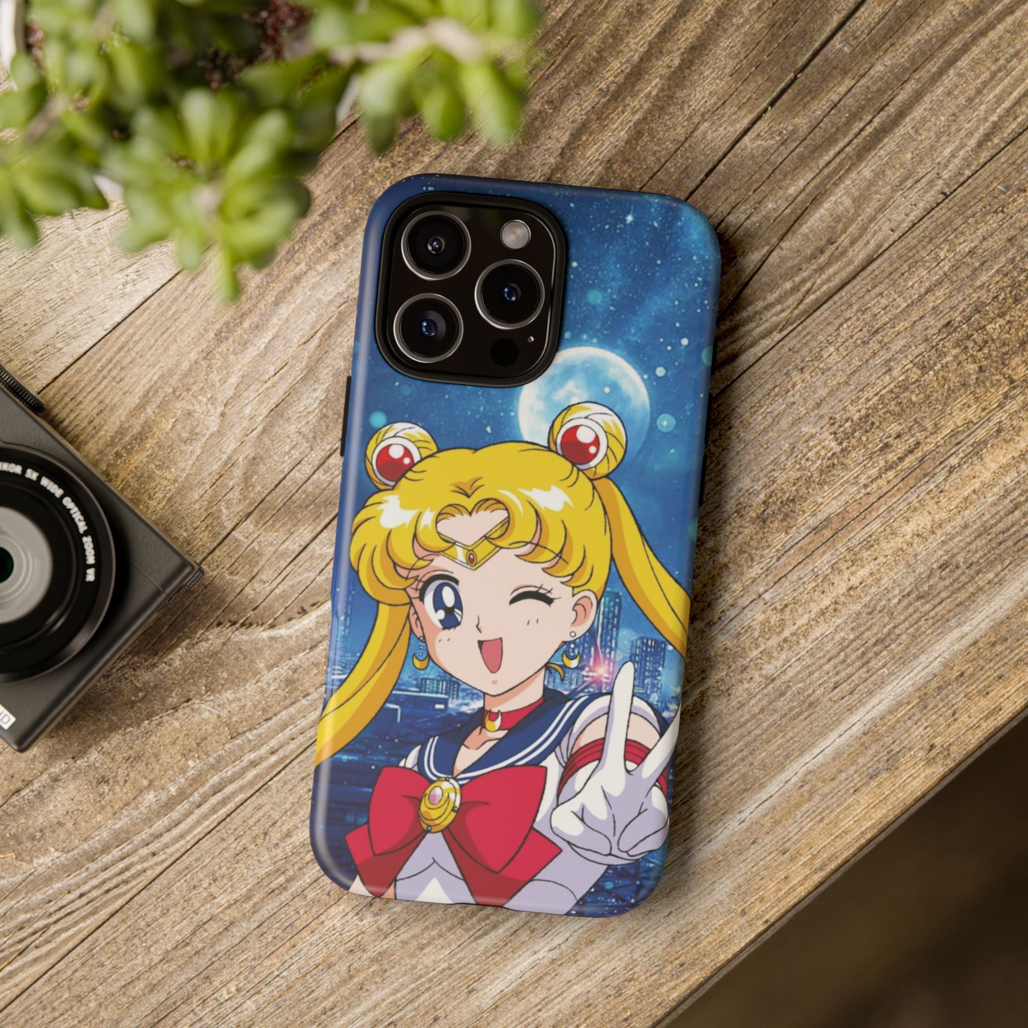 Blue S Moon Tough Case for iPhone, Galaxy, or Google Pixel