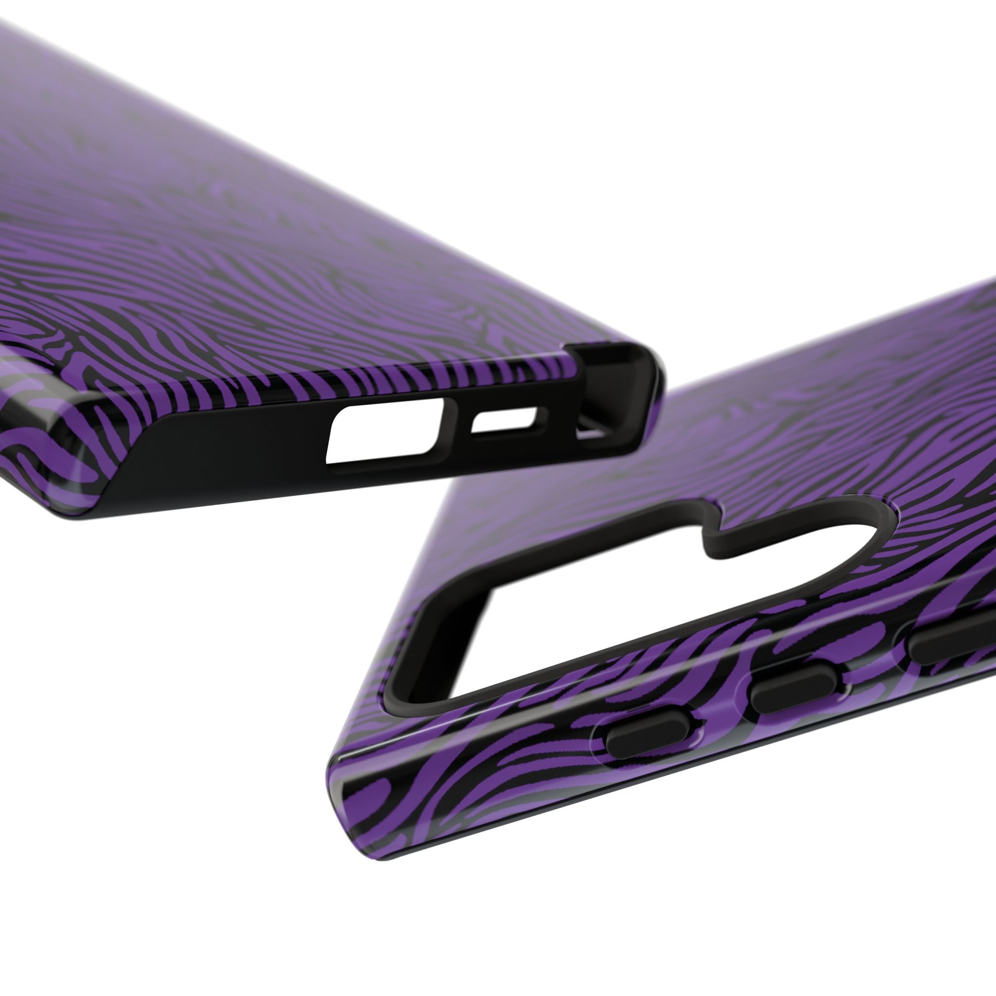 Purple Zebra Tough Phone Case for iPhone, Galaxy, or Google Pixel