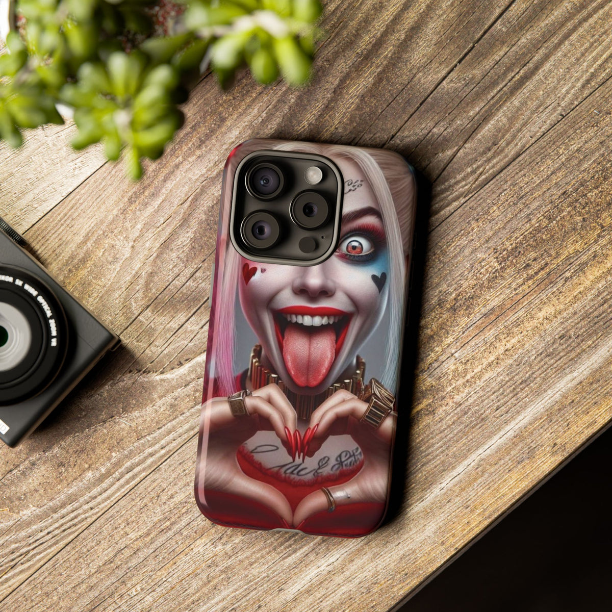 Harley Quinn Tough Phone Case for iPhone, Galaxy, or Google Pixel