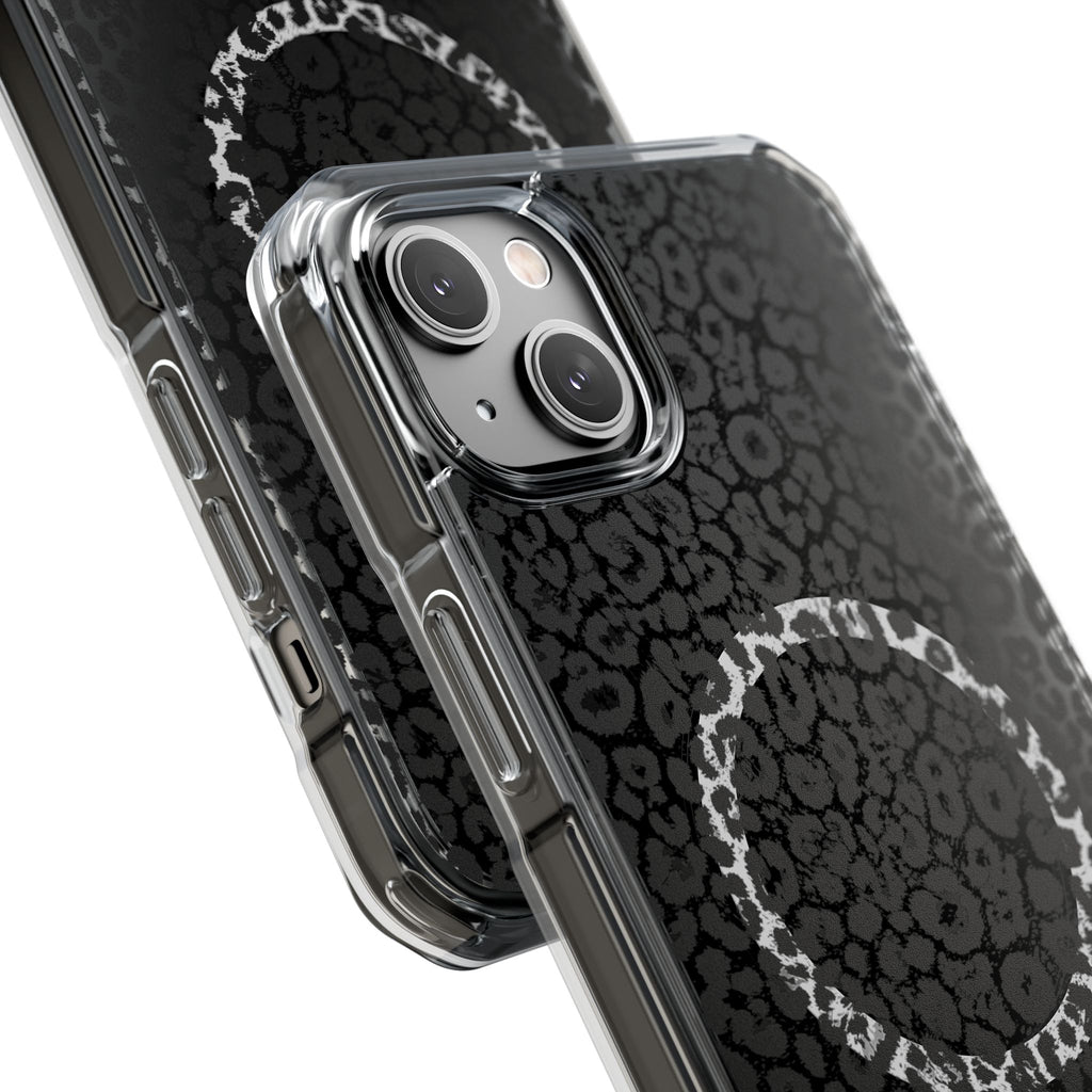 Leopard Magnetic iPhone 14, 15, 16 Series Clear Impact Cases