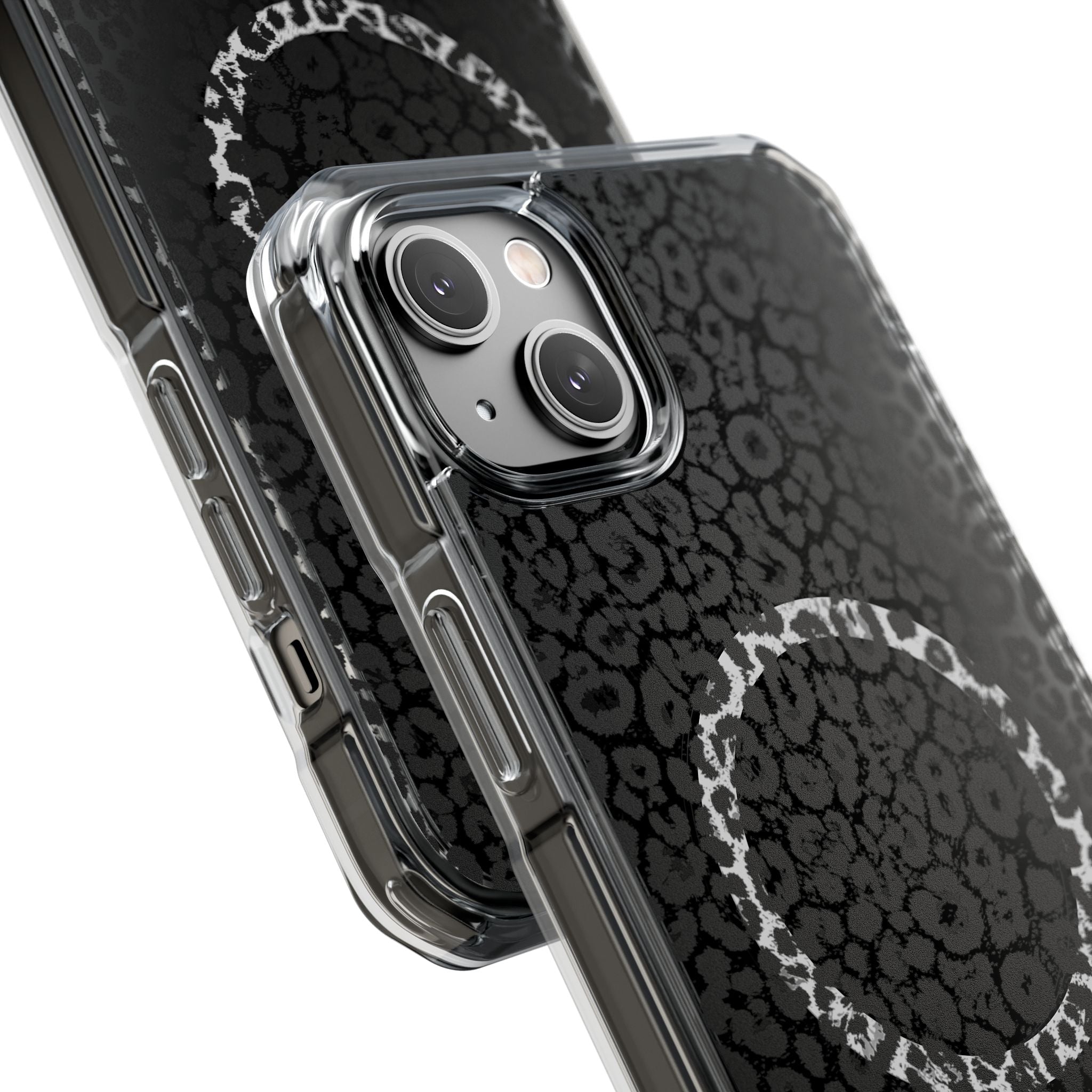 Leopard Magnetic iPhone 14, 15, 16 Series Clear Impact Cases