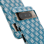 LOVE Teal Green Tough Phone Case iPhone, Galaxy, or Google Pixel