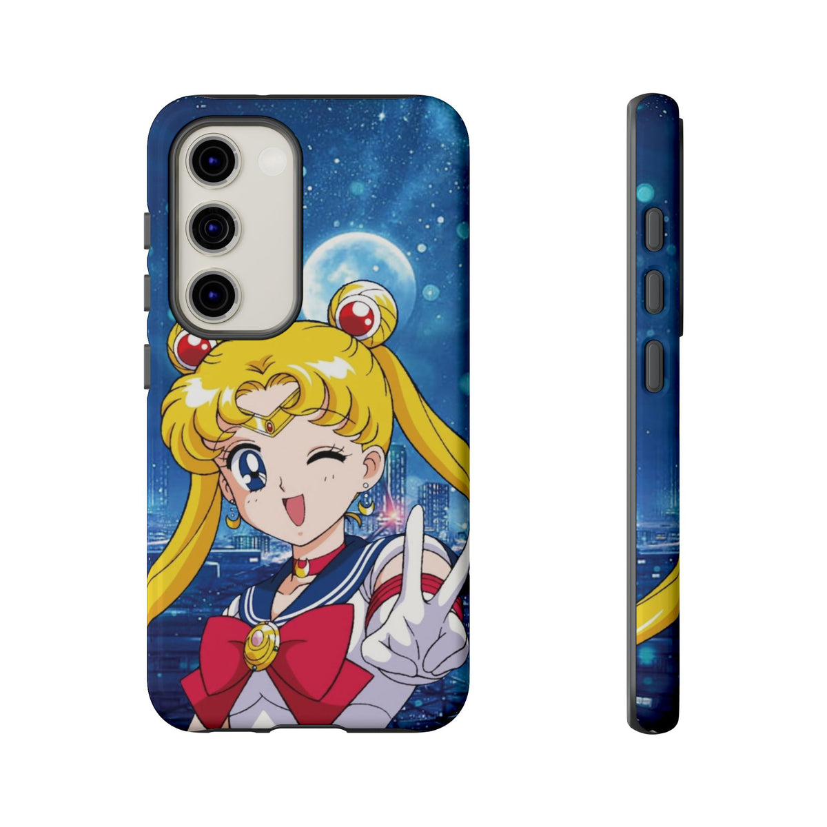 Blue S Moon Tough Case for iPhone, Galaxy, or Google Pixel