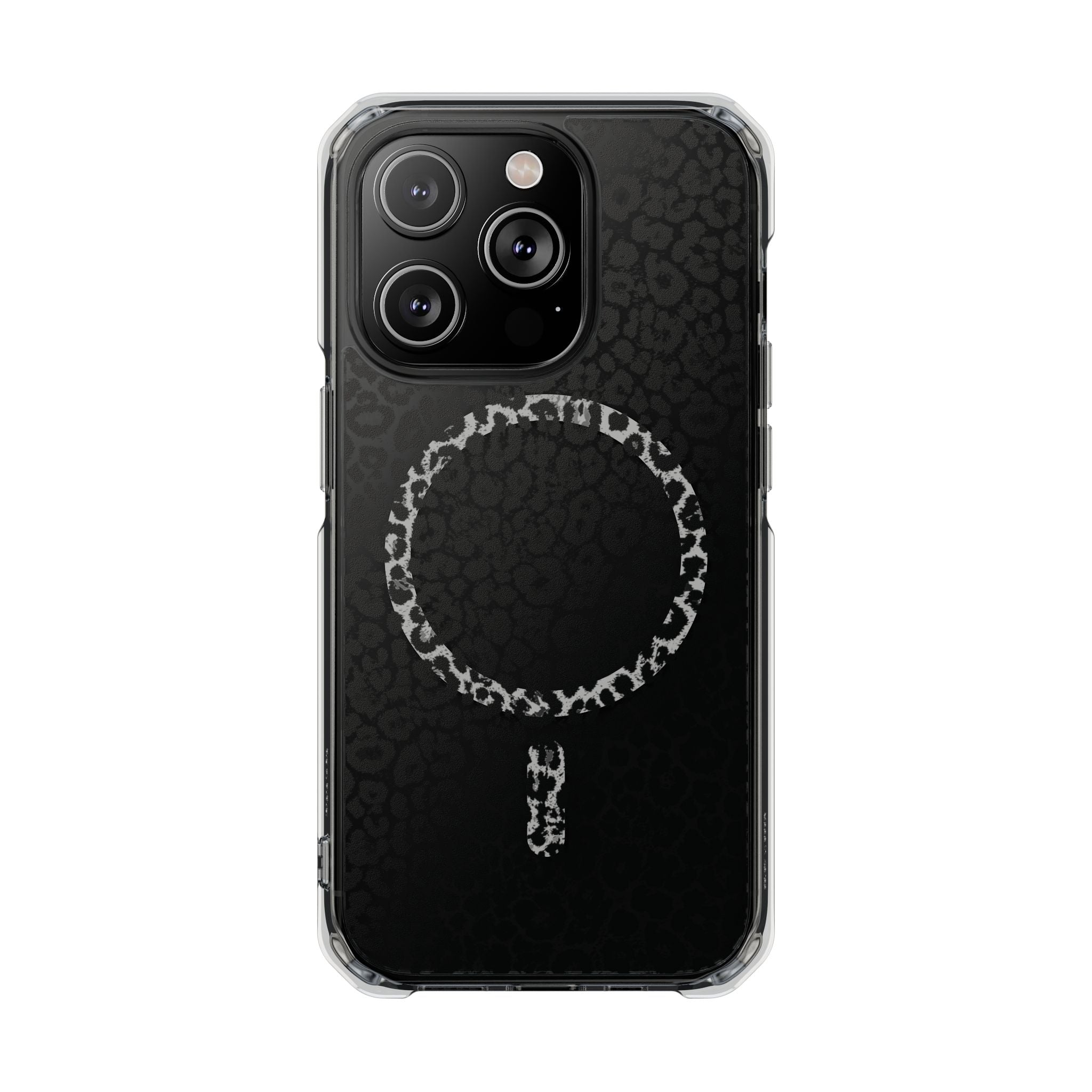 Leopard Magnetic iPhone 14, 15, 16 Series Clear Impact Cases