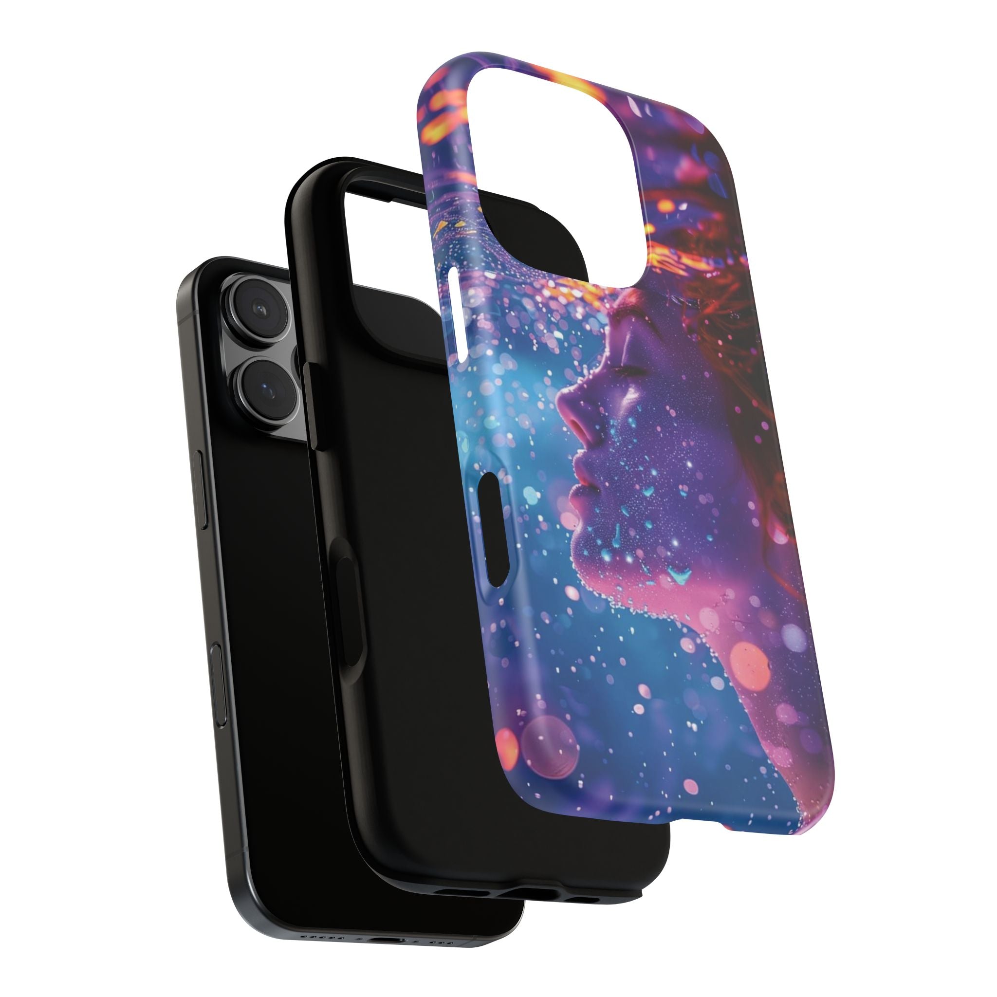 Meditating Underwater Tough Phone Case for iPhone, Galaxy, or Google Pixel