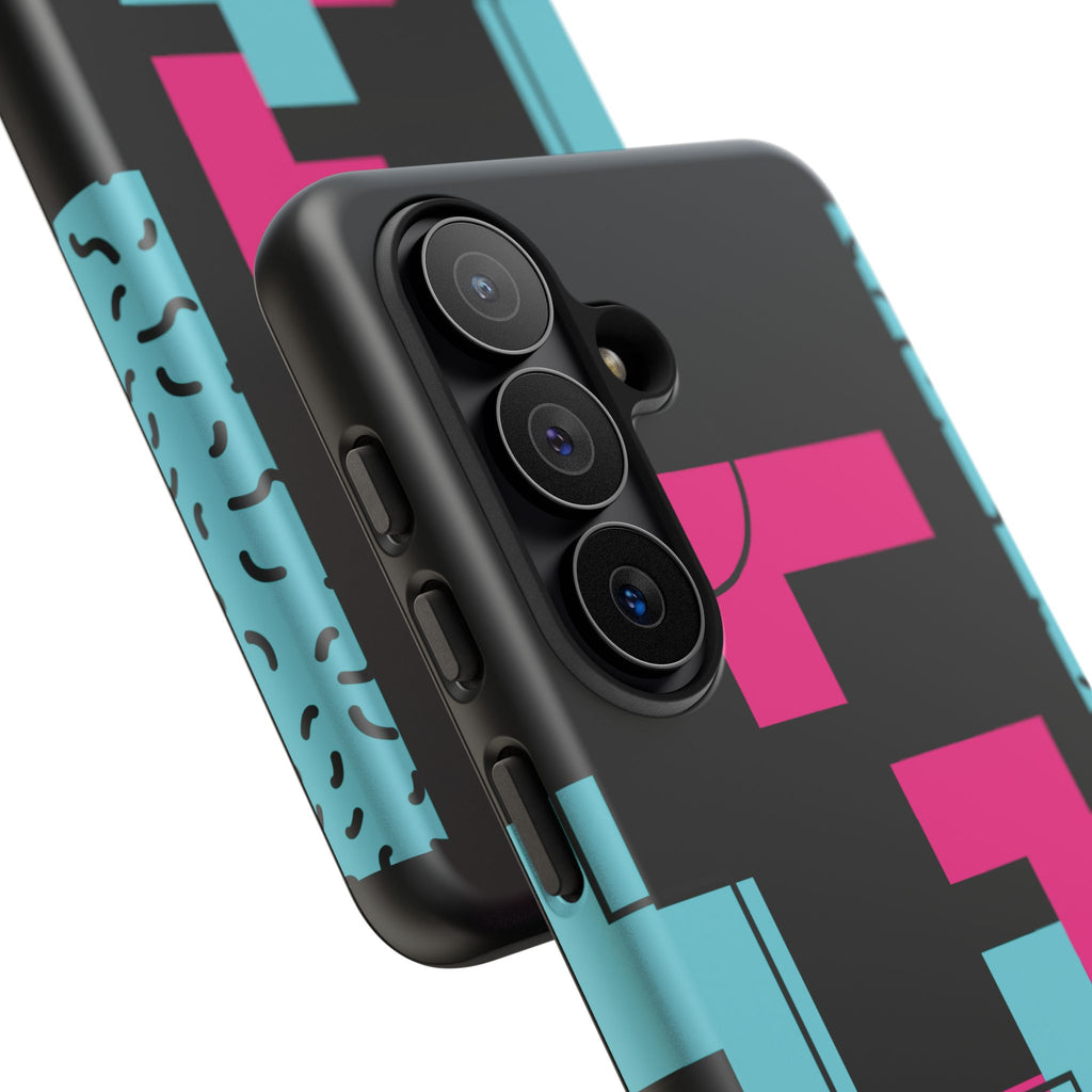 Retro Blocks LOVE Tough Case for iPhone, Galaxy or Google Pixel
