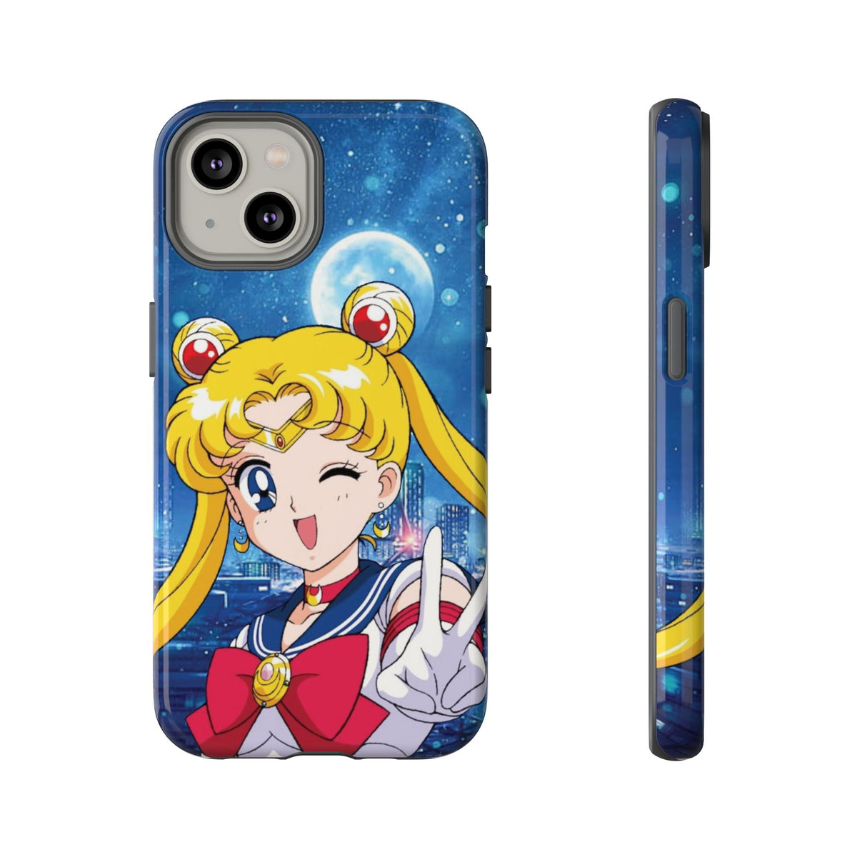 Blue S Moon Tough Case for iPhone, Galaxy, or Google Pixel