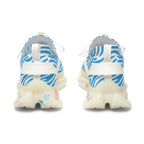 Blue Zebra Women's Mesh Sneakers