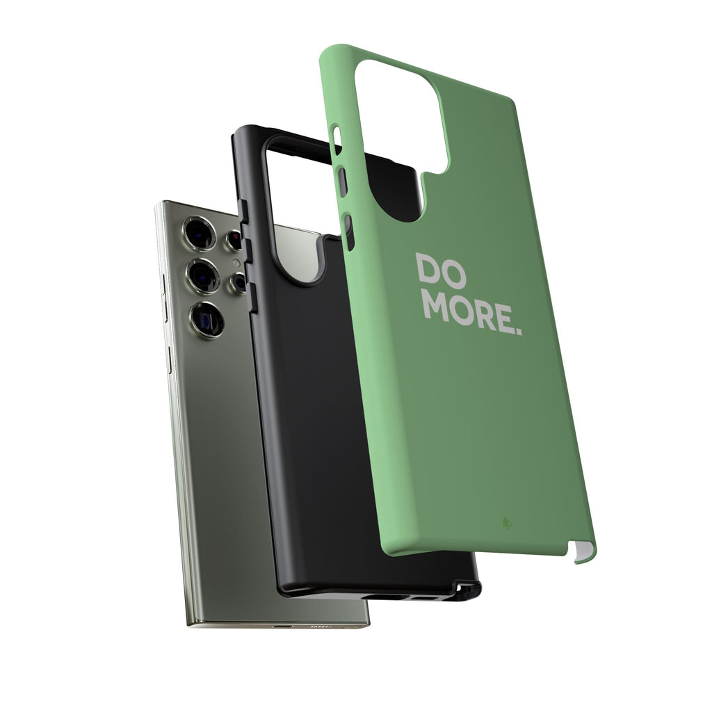 Do More Mint Green Tough Phone Case for iPhone, Galaxy,or Google Pixel