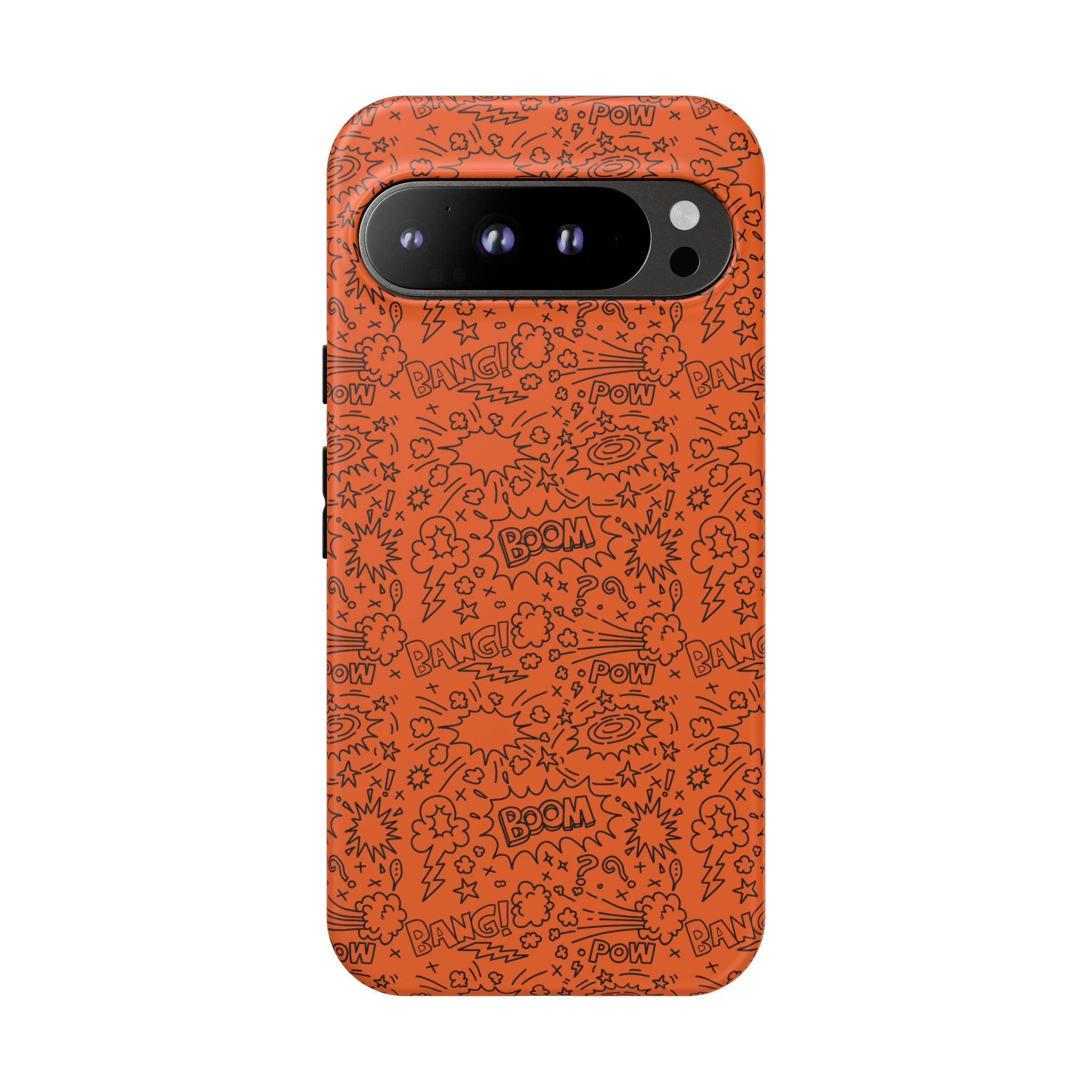 Wow Orange Tough Case for iPhone, Galaxy, or Google Pixel