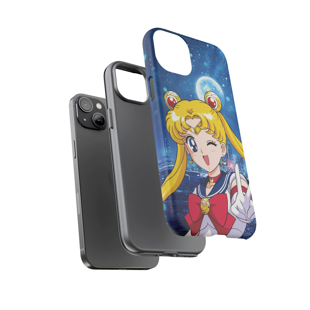 Blue S Moon Tough Case for iPhone, Galaxy, or Google Pixel
