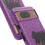 Purple Pink Leopard Kz iPhone, Galaxy and Google Tough Cases