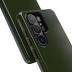 Olive Green Tough Phone Case for iPhone, Galaxy and Google Pixel