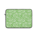 Neon Green Zebra Print 13" Laptop Sleeve