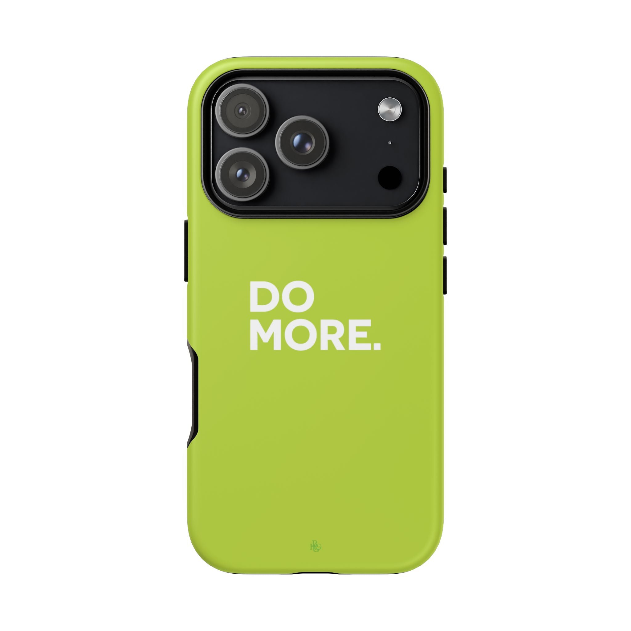 Do More (Neon Yellow) Tough Phone Case for iPhone, Galaxy or Google Pixel