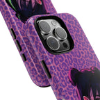 Purple Pink Leopard Kz iPhone, Galaxy and Google Tough Cases