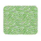 Neon Green Zebra Print Mouse Pad