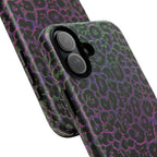 Colorful Leopard Tough Phone Case for iPhone, Galaxy, or Google Pixel