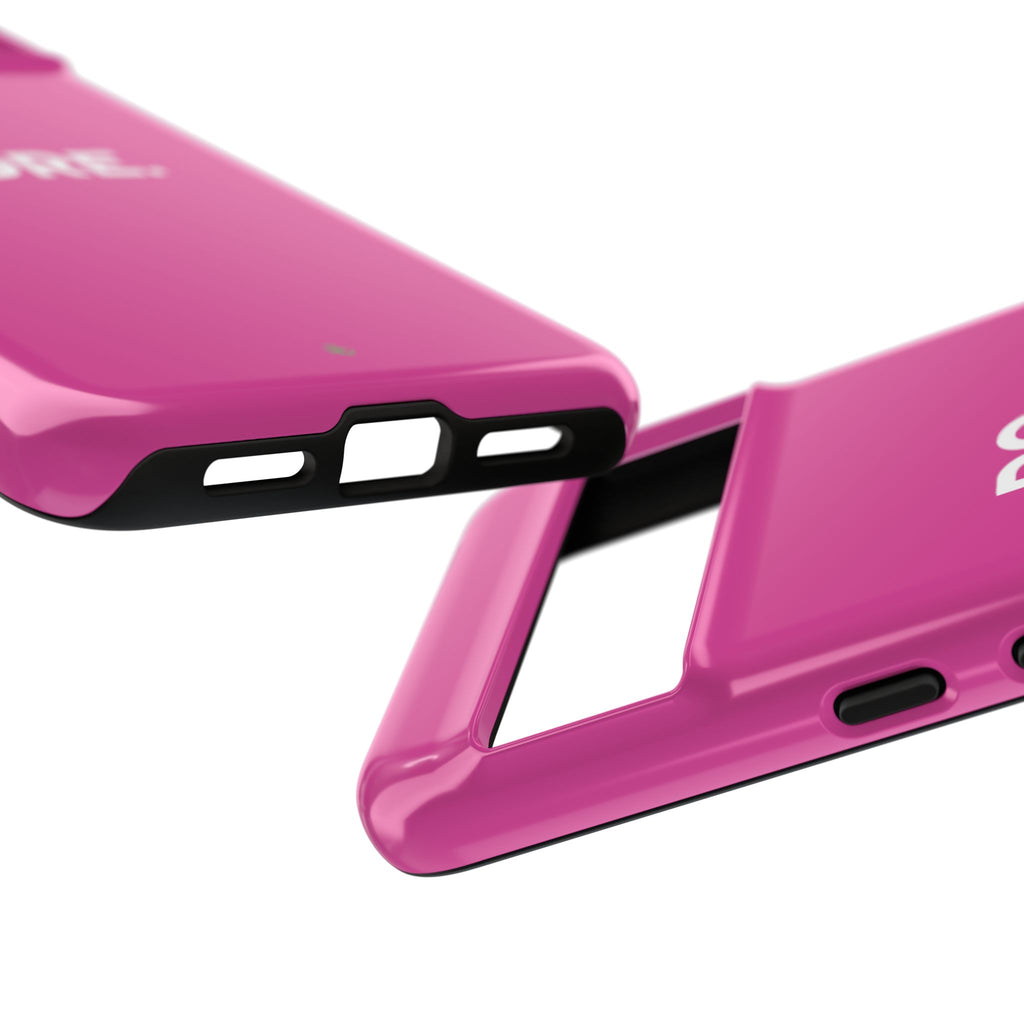 Bright Pink Do More Tough Case for iPhone, Galaxy, or Google Pixel