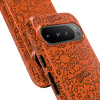 Wow Orange Tough Case for iPhone, Galaxy, or Google Pixel