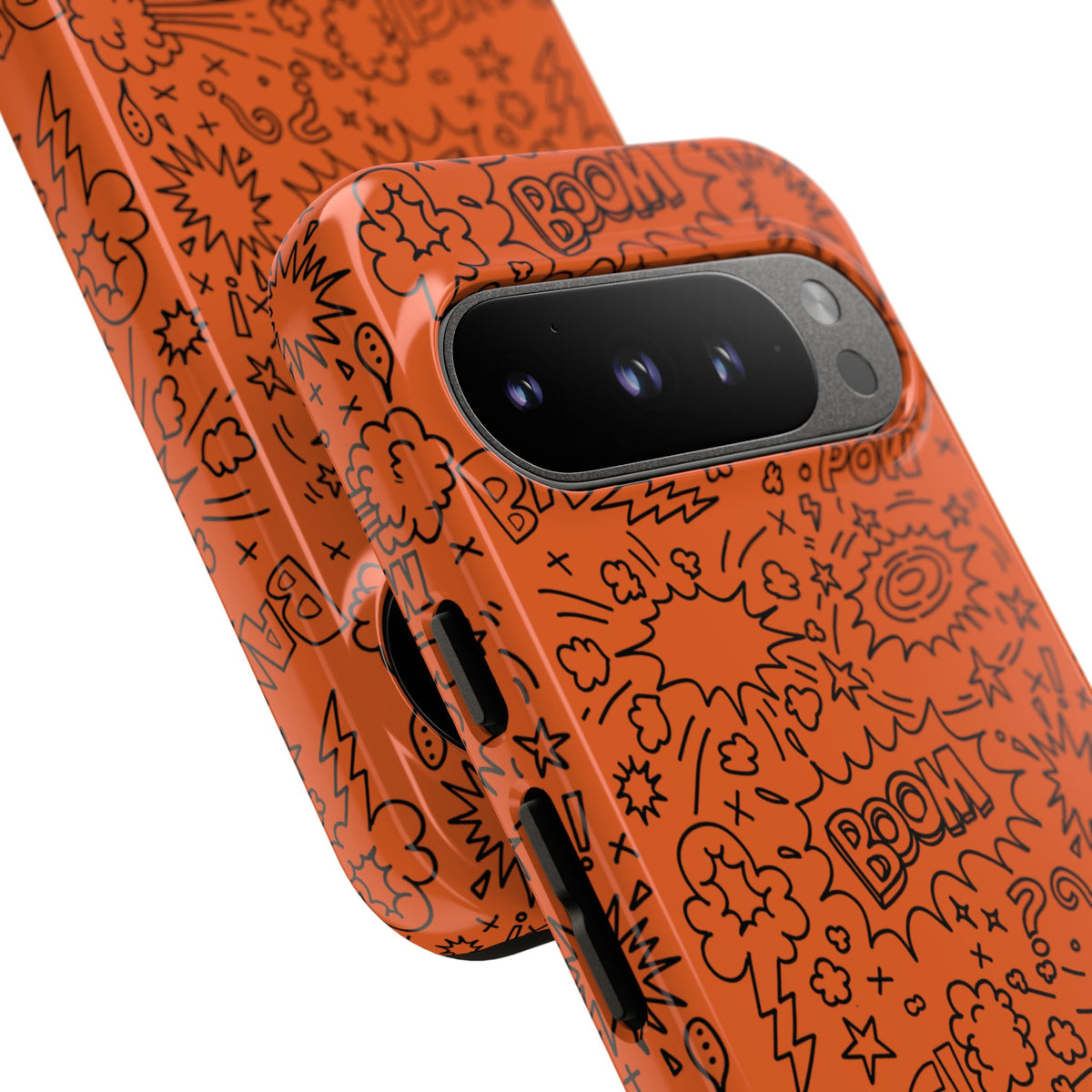 Wow Orange Tough Case for iPhone, Galaxy, or Google Pixel